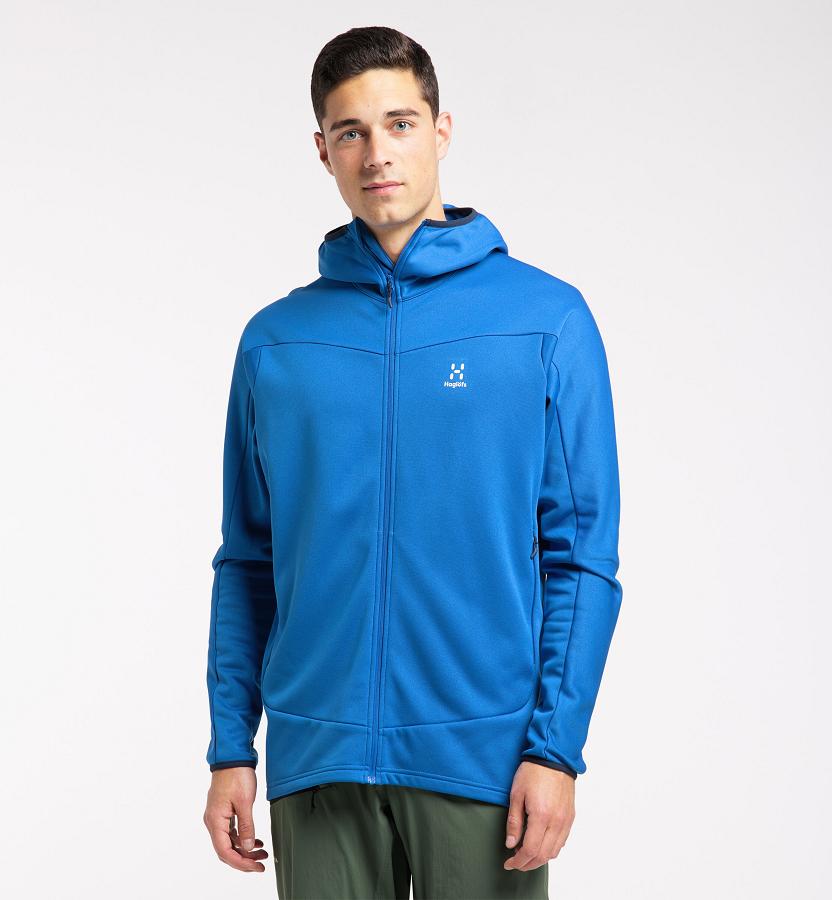 Haglöfs Frost Mid Layer Blue For Mens CGBVZ8260 Australia